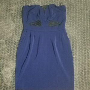 Express Navy Blue Short Cocktail Dress